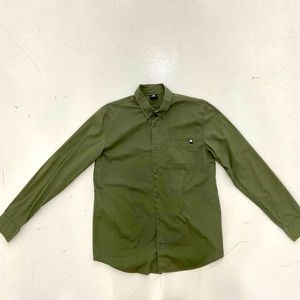 DC Shoe CO Hunter green button down Med